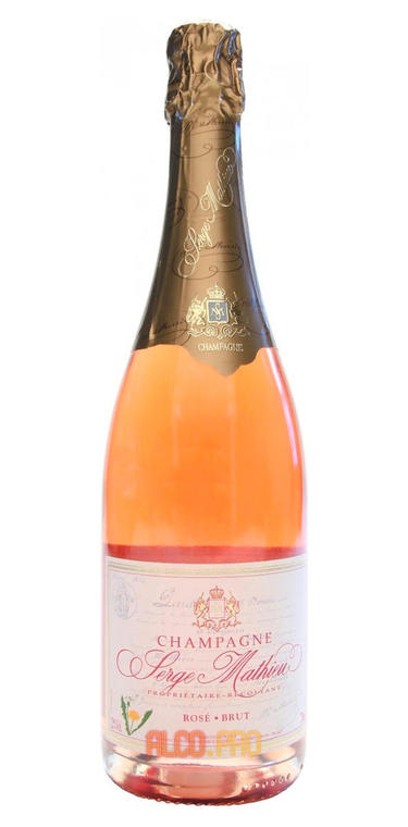 Serge Mathieu Brut Rose Шампанское Серж Матьё Брют Розе Serge Mathieu Brut Rose Шампанское Серж Матьё Брют Розе