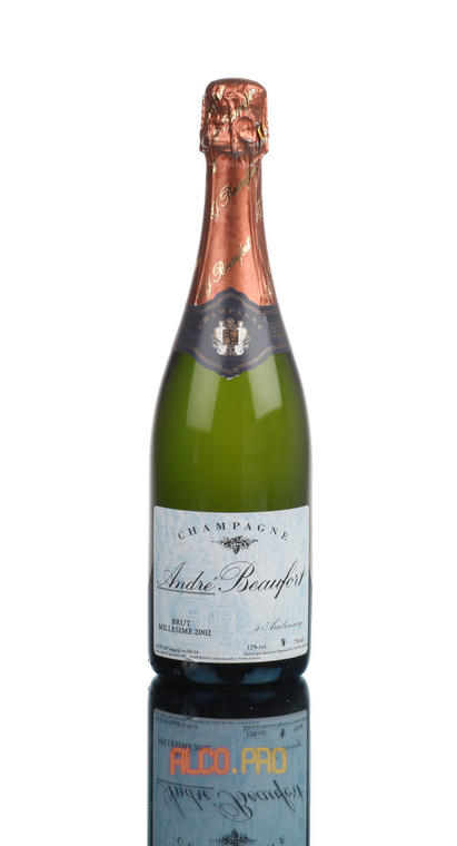 Andre Beaufort Brut Millesime 2002 шампанское Андре Буфор Брют Миллезим 2002 года Andre Beaufort Brut Millesime 2002 шампанское Андре Буфор Брют Миллезим 2002 года