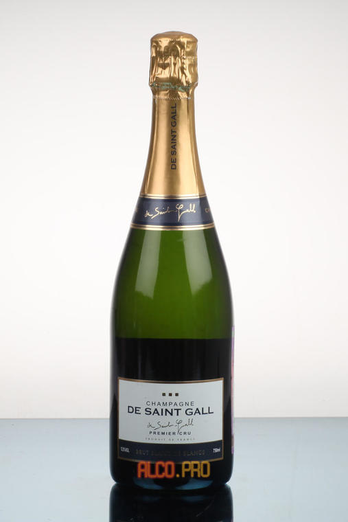 Шампанское Де Сен Галль Премьер Крю Брют Блан де Блан 0,75л Шампанское Де Сен Галль Премьер Крю Брют Блан де Блан 0,75л