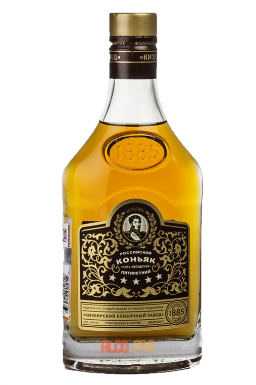 Коньяк Кизляр 5 звездочек (9130) 0,25л Коньяк Кизляр 5 звездочек (9130) 0,25л
