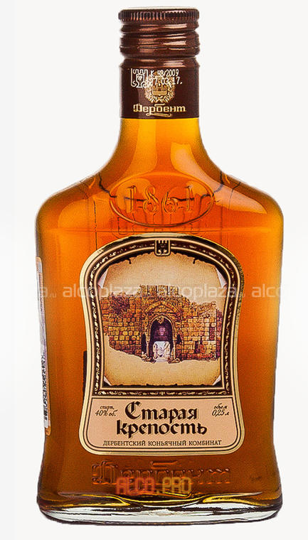 Коньяк Дербент Старая Крепость 0,25л Коньяк Дербент Старая Крепость 0,25л