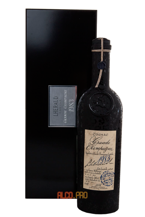 Lheraud Grande Champagne 1983 0,7l Коньяк Леро Гранд Шампань1983г. 0,7л Lheraud Grande Champagne 1983 0,7l Коньяк Леро Гранд Шампань1983г. 0,7л