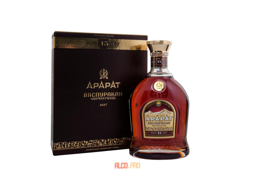 Ararat Vaspurakan 15 years 0.7l коньяк Арарат Васпуракан выдержка 15 лет 0.7л Ararat Vaspurakan 15 years 0.7l коньяк Арарат Васпуракан выдержка 15 лет 0.7л
