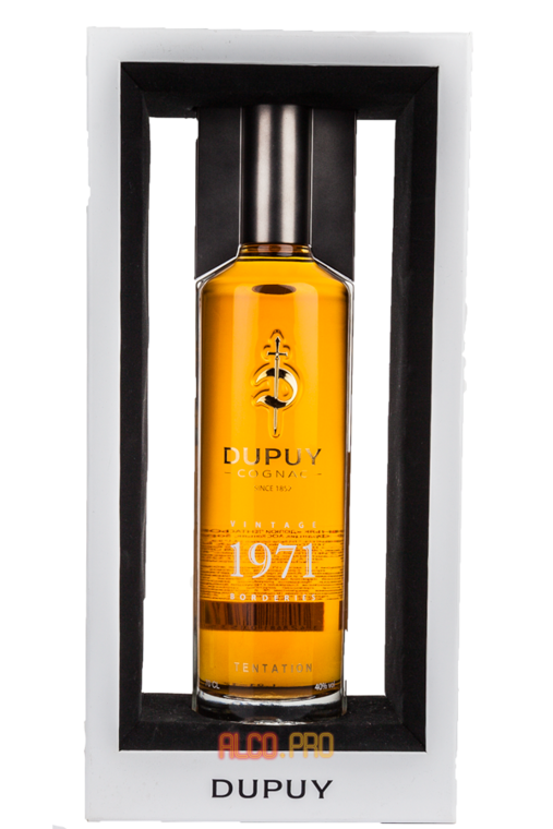 Dupuy Tentation 1971 0,7l Коньяк Дюпюи Тентасьон 1971г 0,7 в п/у Dupuy Tentation 1971 0,7l Коньяк Дюпюи Тентасьон 1971г 0,7 в п/у