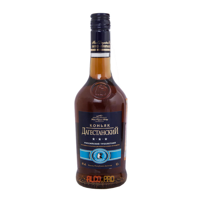 Дагестанский коньяк Избербаш трехлетний Дагестанский коньяк Избербаш трехлетний