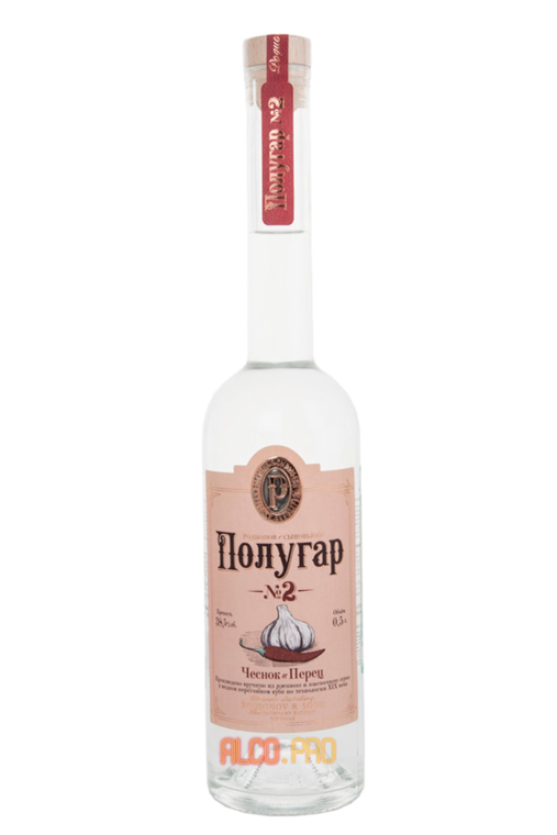 Водка Полугар № 2 Чеснок и Перец 0.5l Водка Полугар № 2 Чеснок и Перец 0.5l