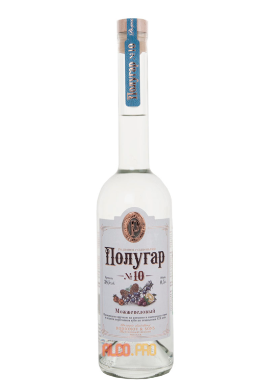 Водка Полугар № 10 Можжевеловый 0.5l Водка Полугар № 10 Можжевеловый 0.5l