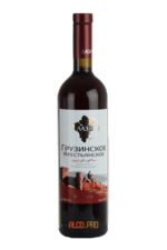 Грузинское вино Крестьянское Лази красное Krestyanskoe Lazi red