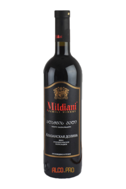 Алазанская Долина Красное Полусладкое Mildiani Alazani Valley Red Semi Sweet