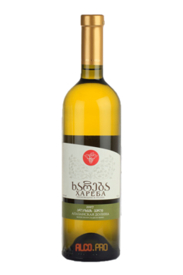 грузинское вино Хареба Алазанская Долина Белое Полусладкое Khareba Alazani Valley White Semi Sweet
