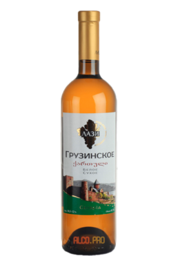 Грузинское вино Грузинское Лази белое Georgian Lazi white